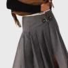 Lång plisserad kjol Lång plisserad kjol