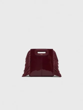 M Mini-bag i lackläder