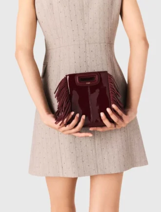M Mini-bag i lackläder