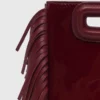 M Mini-bag i lackläder