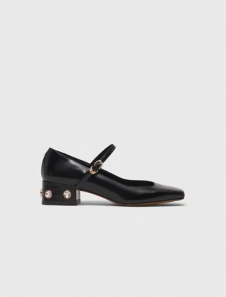 Mary Janes med klack och strass Mary Janes med klack och strass