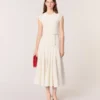 Maxiklänning i virkat stickat Maxiklänning i virkat stickat