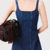 Midi-klänning i denim Midi-klänning i denim