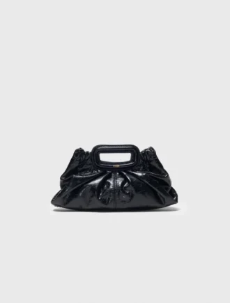 Milpli mini-clutch i krackelerat läder