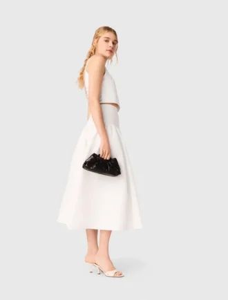 Milpli mini-clutch i krackelerat läder
