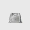 Mini M Bag i präglat läder med kedja