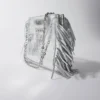 Mini M Bag i präglat läder med kedja