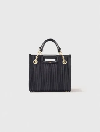 Mini-toteväska i quiltat läder