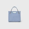 Mini-toteväska i quiltat läder Mini-toteväska i quiltat läder