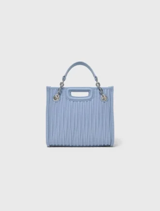 Mini-toteväska i quiltat läder