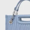 Mini-toteväska i quiltat läder Mini-toteväska i quiltat läder