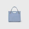 Mini-toteväska i quiltat läder Mini-toteväska i quiltat läder