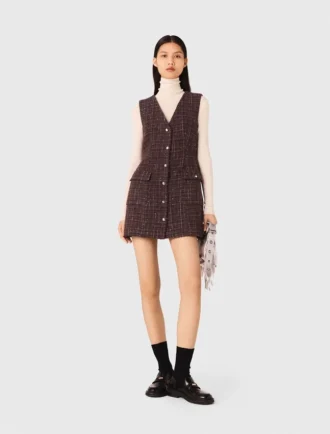 Mini-tweedklänning