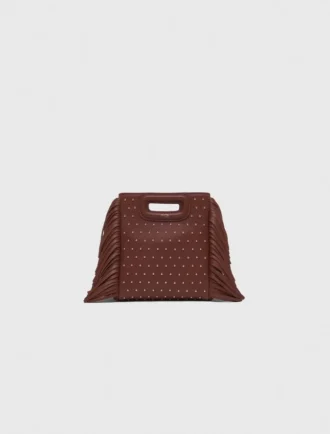 Mini-väska M Bag i läder med nitar Mini-väska M Bag i läder med nitar