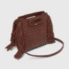 Mini-väska M Bag i läder med nitar Mini-väska M Bag i läder med nitar