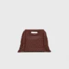 Mini-väska M Bag i läder med nitar Mini-väska M Bag i läder med nitar
