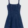 Miniklänning i denim Miniklänning i denim