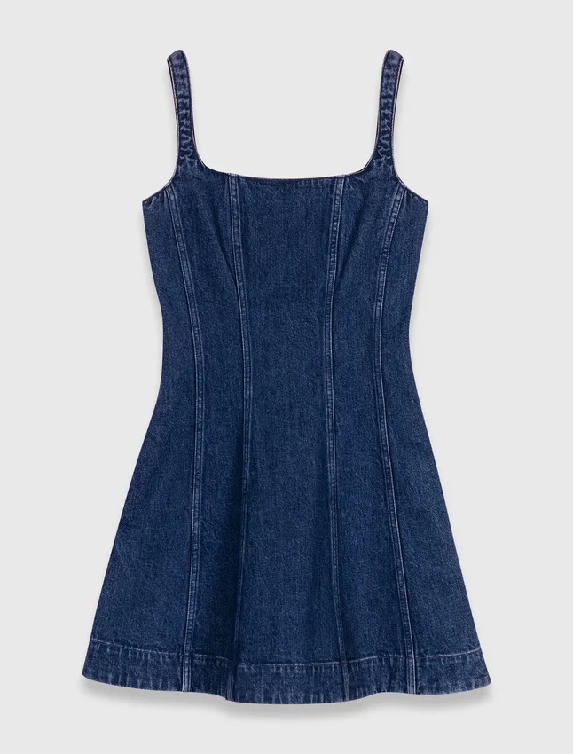 Miniklänning i denim Miniklänning i denim