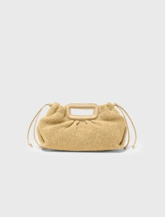 Mipli-clutch med bouclé-effekt