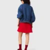 Oversized broderad jeansjacka Oversized broderad jeansjacka