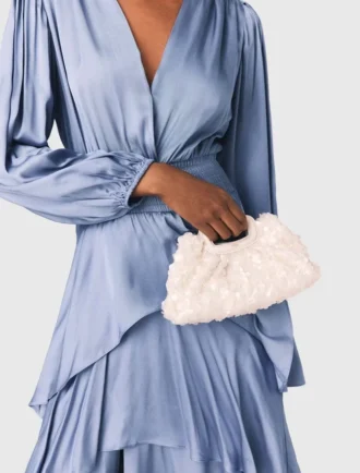 Paljettklänning Milpli mini-clutch