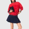 Paris New York Lettering Sweatshirt Paris New York Lettering Sweatshirt
