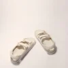 Platta lädersandaler Platta lädersandaler