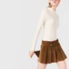 Plisserad minikjol i corduroy Plisserad minikjol i corduroy
