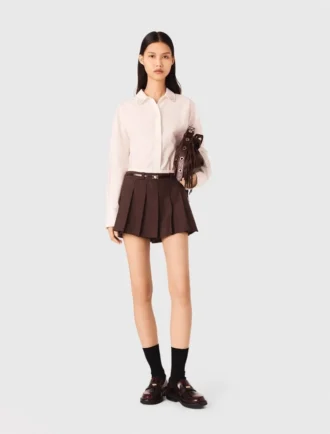 Plisserad skort