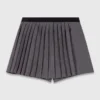 Plisserad skort Plisserad skort