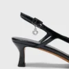 Pumps i mesh med strass Pumps i mesh med strass