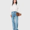 Raka jeans med kedjor