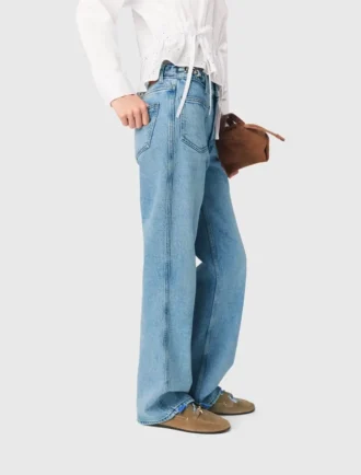 Raka jeans med kedjor