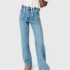 Raka jeans med kedjor
