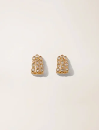 Örhängen med strass Örhängen med strass