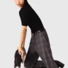 Ribbstickad topp Ribbstickad topp