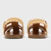 Sandaler med platta remmar