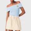 Skort i bomull