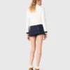 Skort med dekorerad lager-på-lager-effekt Skort med dekorerad lager-på-lager-effekt