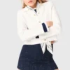 Skort med dekorerad lager-på-lager-effekt Skort med dekorerad lager-på-lager-effekt