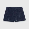 Skort med dekorerad lager-på-lager-effekt Skort med dekorerad lager-på-lager-effekt