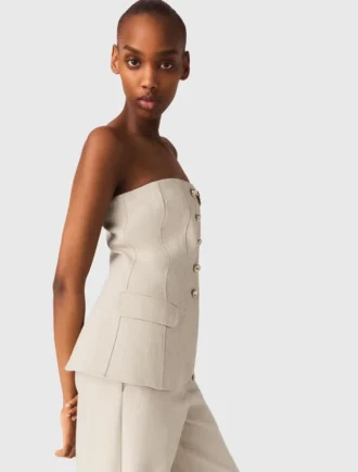 Skräddarsydd bustier-top