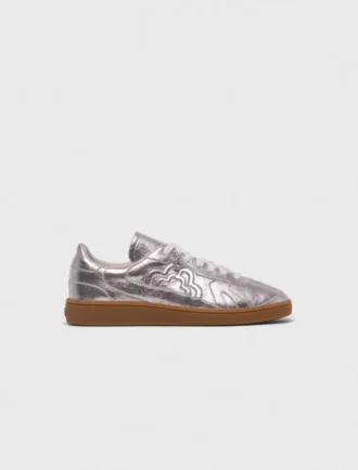 Sneakers i metallicläder Sneakers i metallicläder