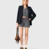 Stickade shorts med strass
