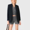 Stickade shorts med strass