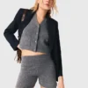 Stickade shorts med strass