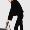 Stretchbyxor i velour Stretchbyxor i velour