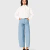 Strukturerade ballongjeans