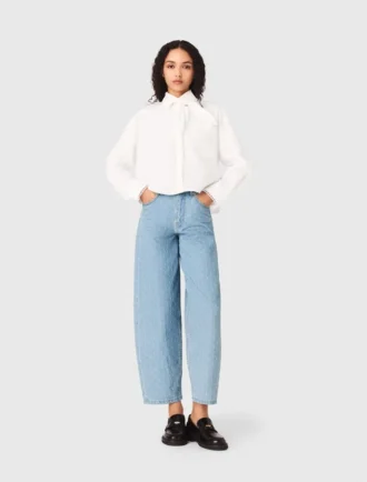Strukturerade ballongjeans