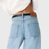 Strukturerade ballongjeans